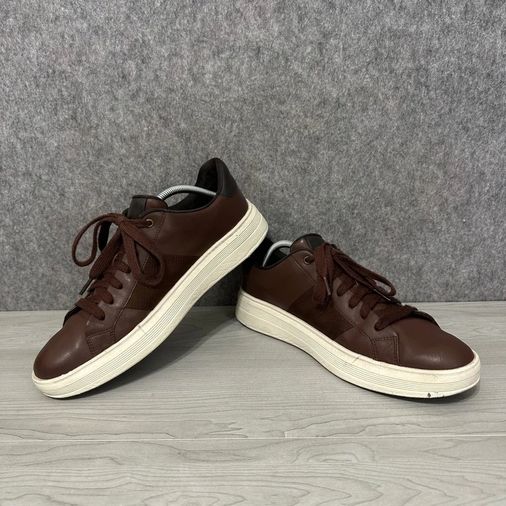 Cole Haan Grand Crosscourt Premier Mens Size 11 Brown Leather Sneakers‎ C35831